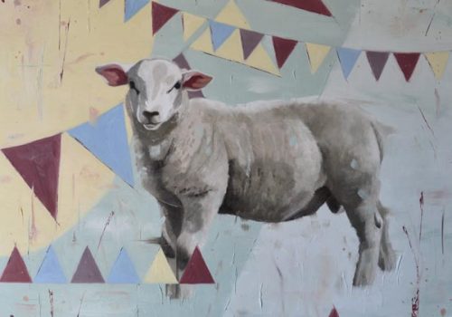 Best In Show - Oil Painting Of A Sheep
